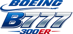 Boeing B777 300ER Logo